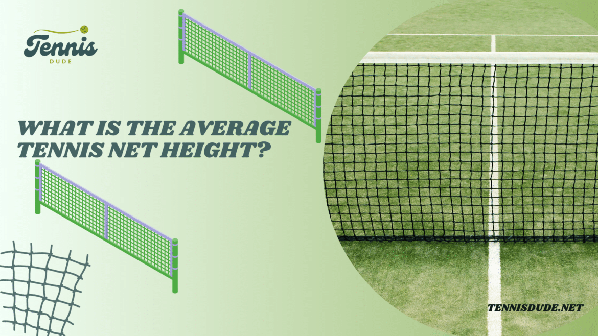 what is the Average tennis net height