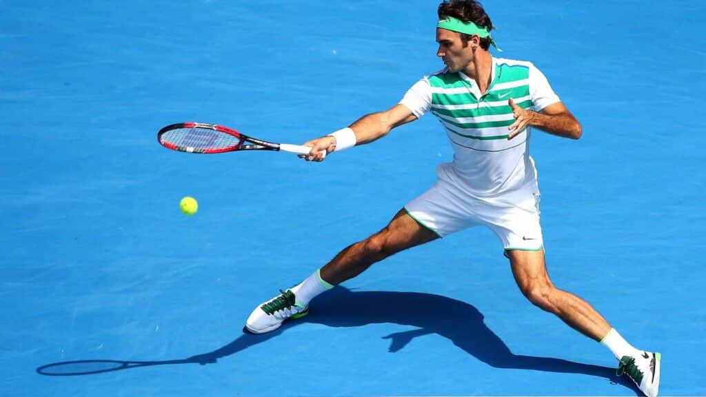 man playing tennis footwork drills