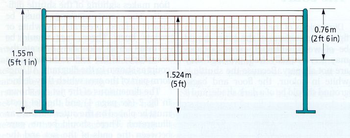 tennis net height