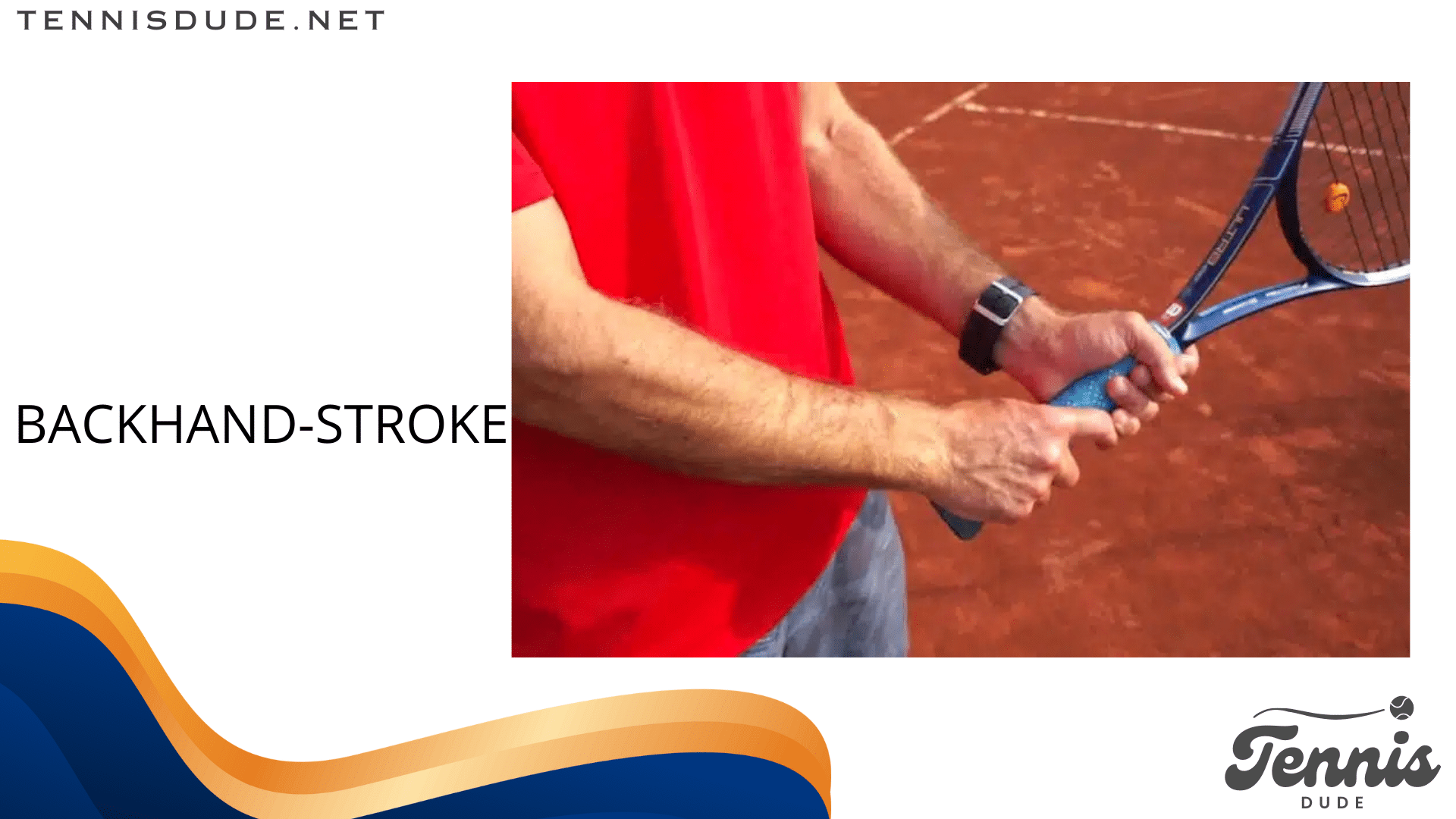 Backhand stroke b