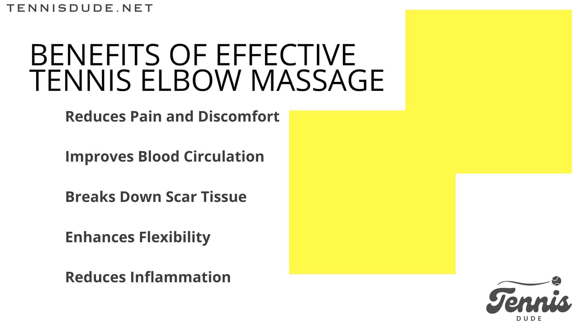 Benefits of Tennis Elbow Massage