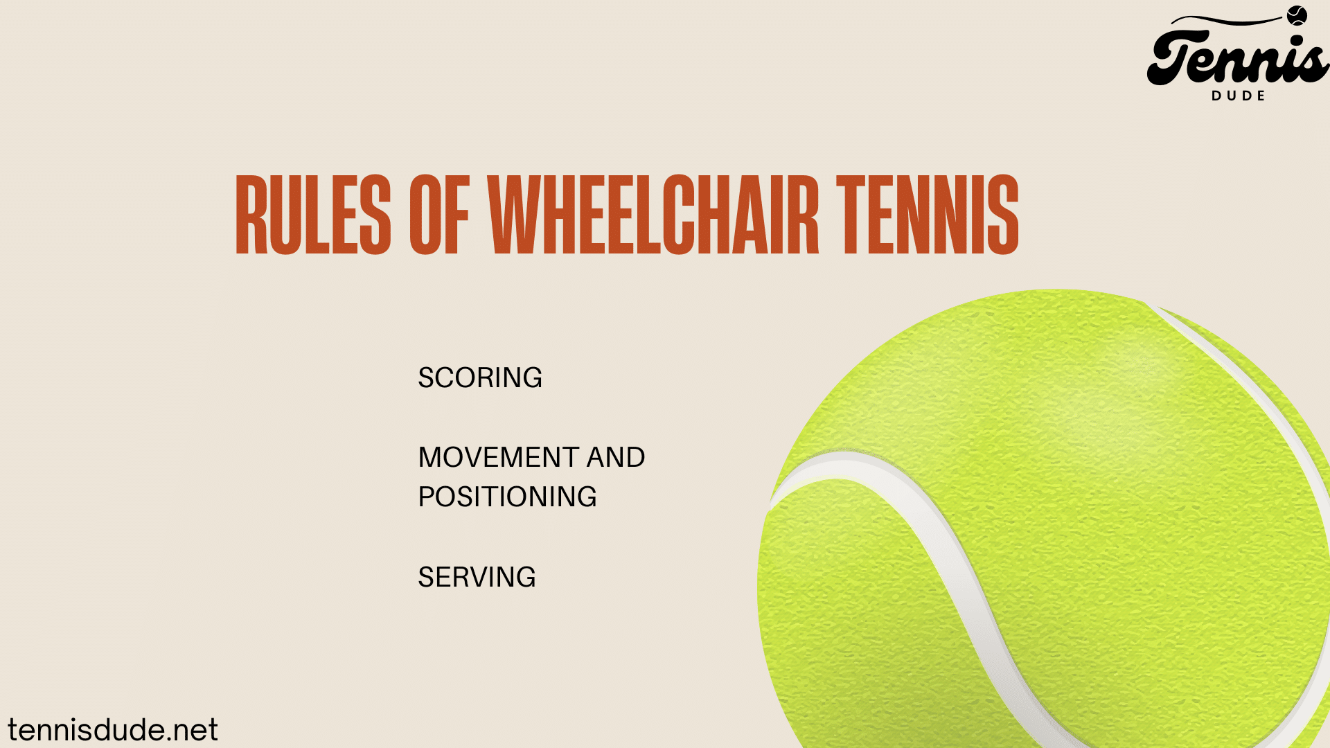 Rules of Wheelchair Tennis