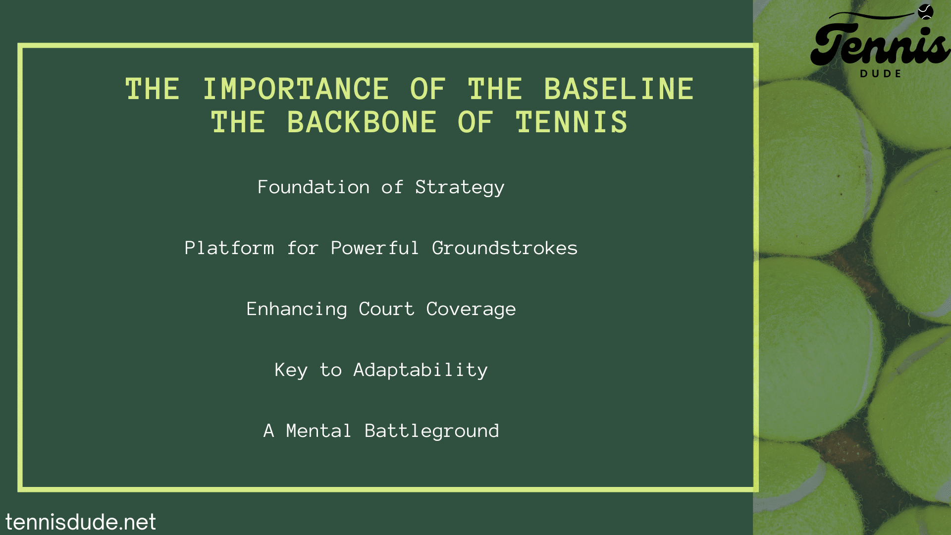 The Importance of the Baseline