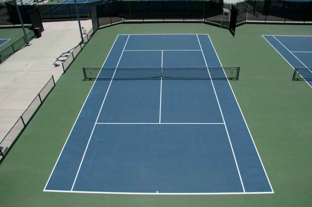 a tennis court