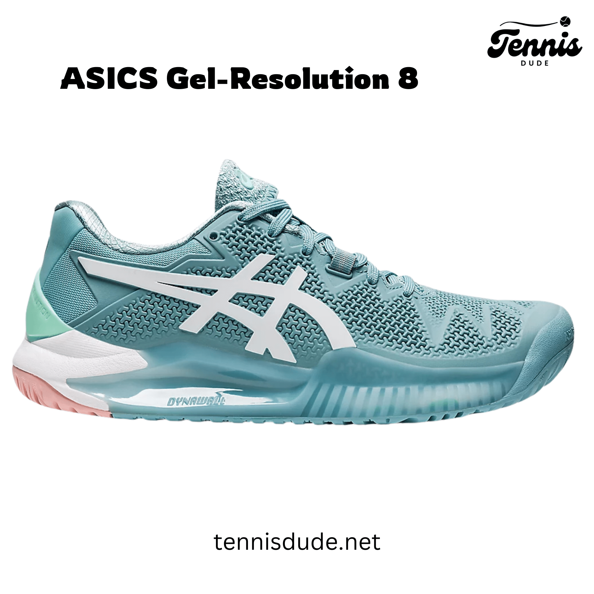 ASICS Gel Resolution isolated on A White Background