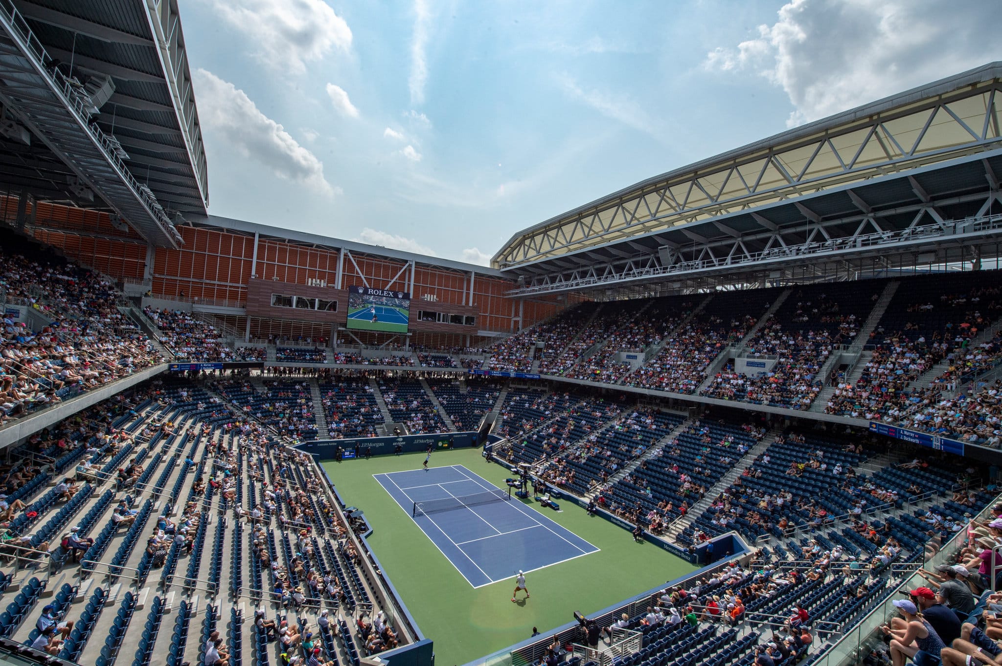 Louis Armstrong Stadium – New York with spectators