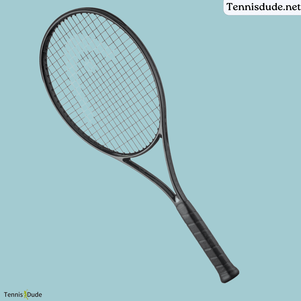 Head Radical MP 2024 racket isolated on a blue background 