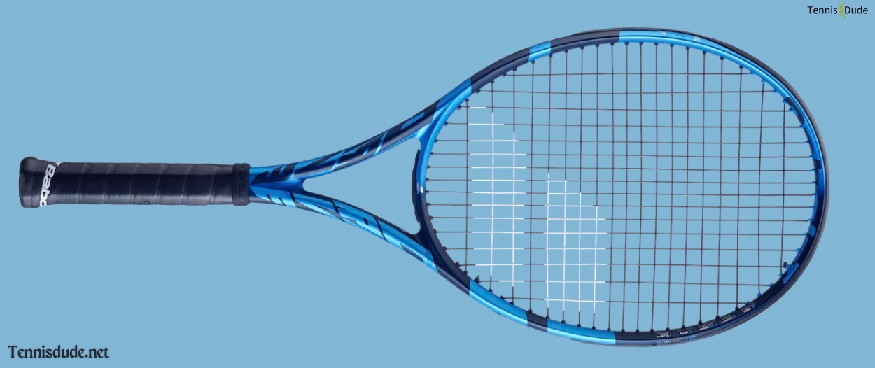 Babolat Pure Drive 2024 isolated on a blue background