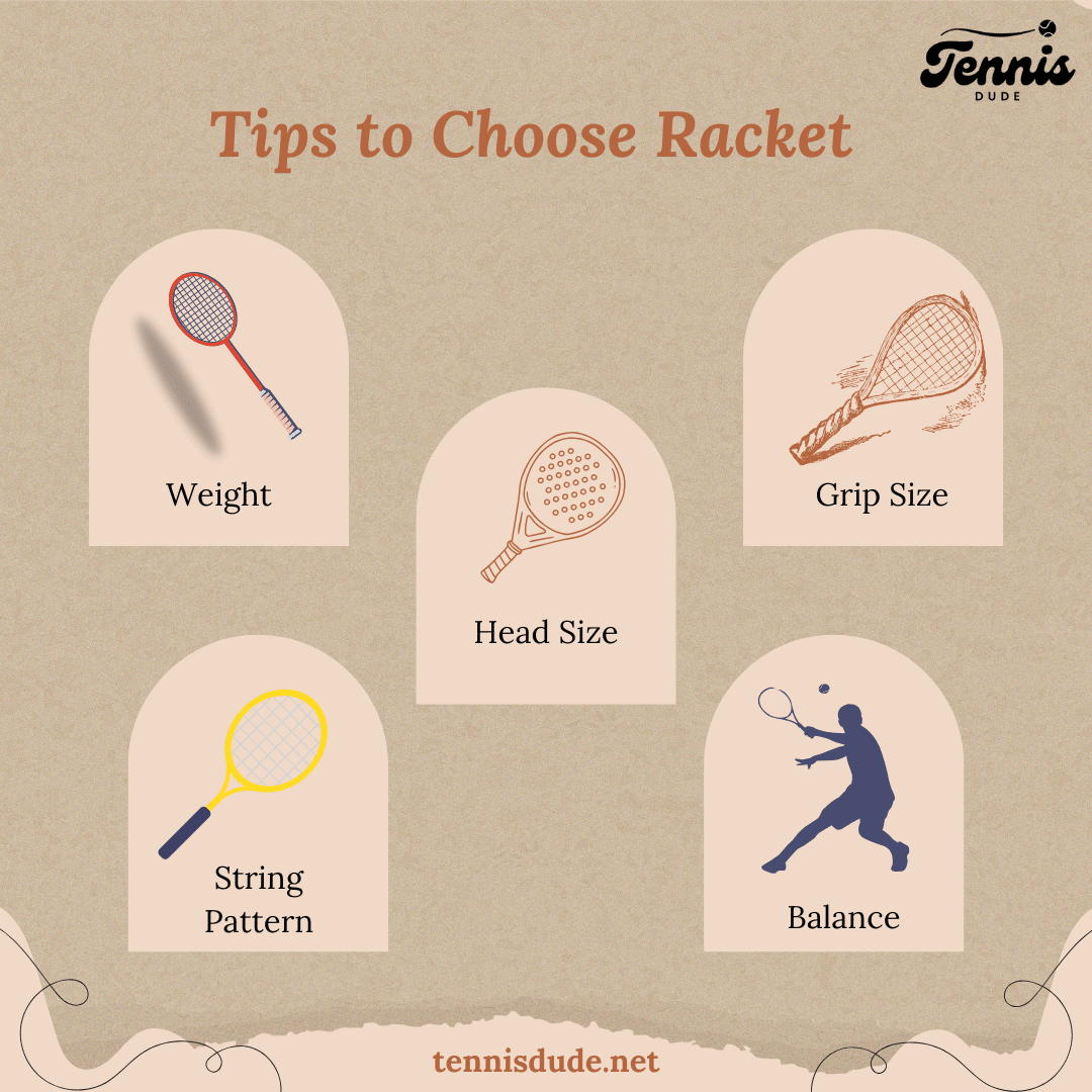 Tips to Choose Racket Infographic